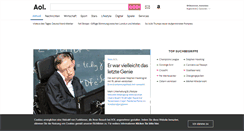Desktop Screenshot of aol.de