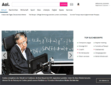 Tablet Screenshot of aol.de